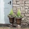 Garden Grow Set Of Two Urn Planters -Flower Plants Shop 500038c1