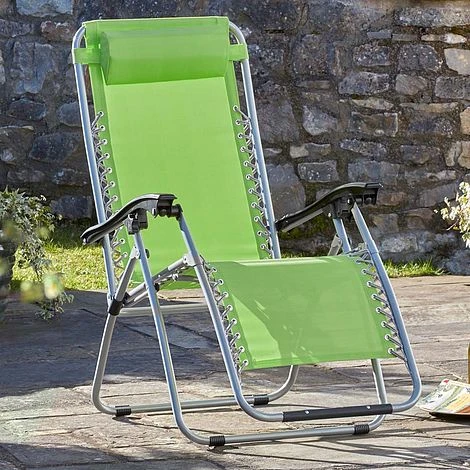 Garden Gear Zero Gravity Chair - Apple Green 4 Garden Gear Zero Gravity Chair - Apple Green - Image 2