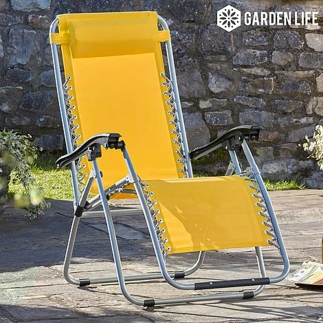 Garden Gear Zero Gravity Chair - Sunburst 2 Garden Gear Zero Gravity Chair - Sunburst