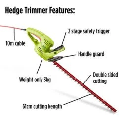 Garden Gear 600W Hedge Trimmer -Flower Plants Shop G2759 8