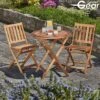 Garden Gear Acacia Hardwood Bistro Set -Flower Plants Shop G2856 1 new