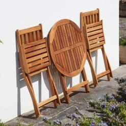 Garden Gear Acacia Hardwood Bistro Set -Flower Plants Shop G2856 3 2000x2000 1