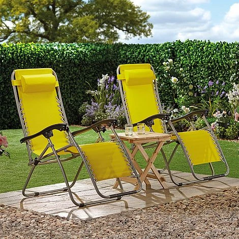 Garden Gear Zero Gravity Chair - Sunburst 6 Garden Gear Zero Gravity Chair - Sunburst - Image 5